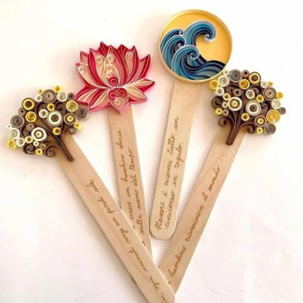 Quilling Bookmark Making 2