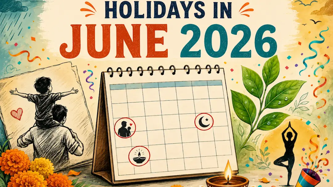 Holidays in June 2026 India – Complete List + Party Ideas for Delhi NCR