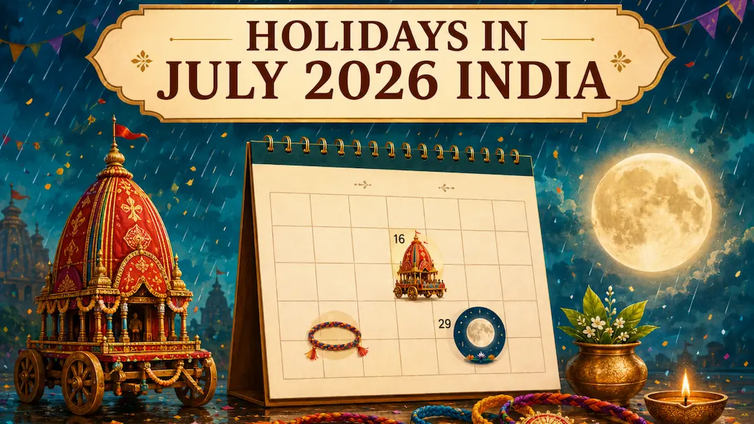Holidays in July 2026 India – Complete List + Monsoon Celebration Ideas